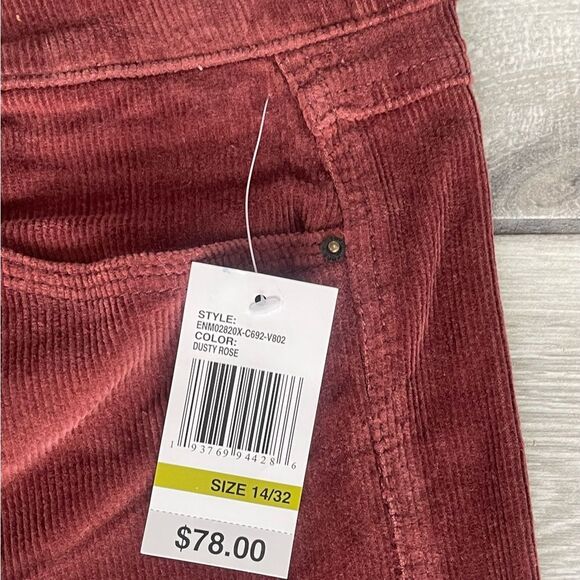 Dusty Rose Corduroy Flare Pants - Picture 5 of 9